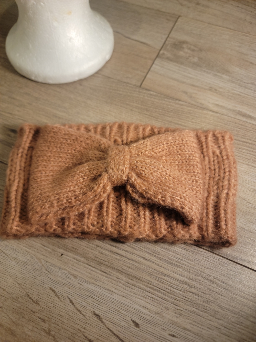 Cozy Knit Headband - Tan - Picture 4 of 5